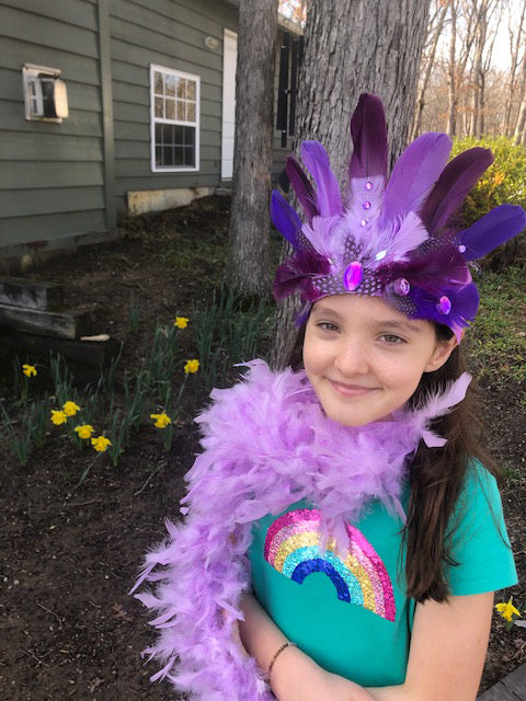 FEATHER CROWN KIT SUGARPLUM