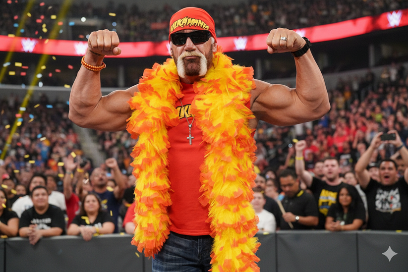 Hulk Hogan Feather Boa 2