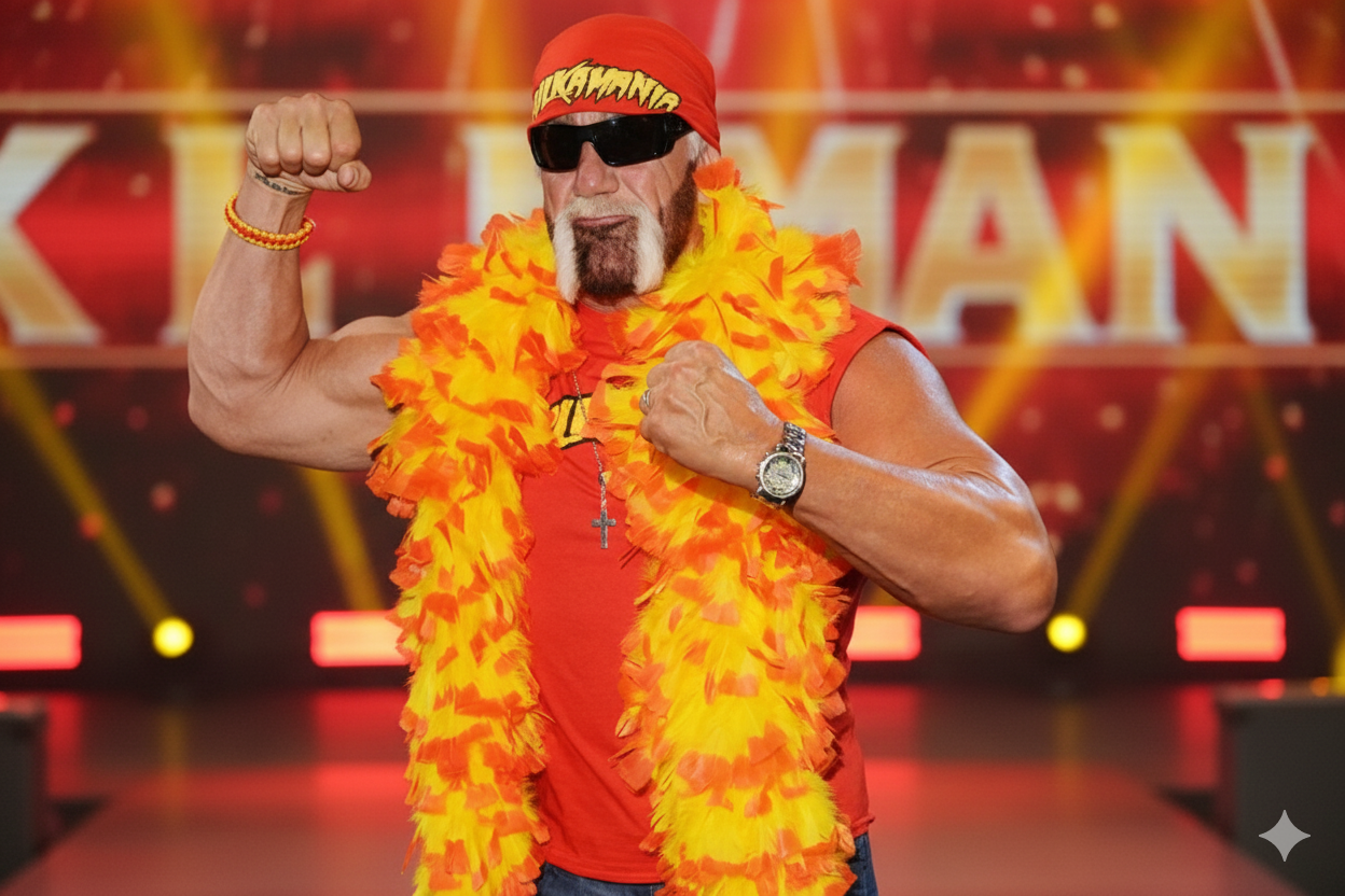 Hulk Hogan Feather Boa 1