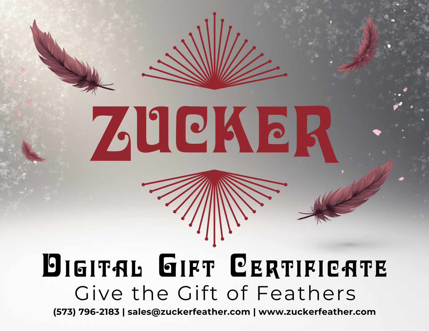Zucker Feather Products, Inc. gift card
