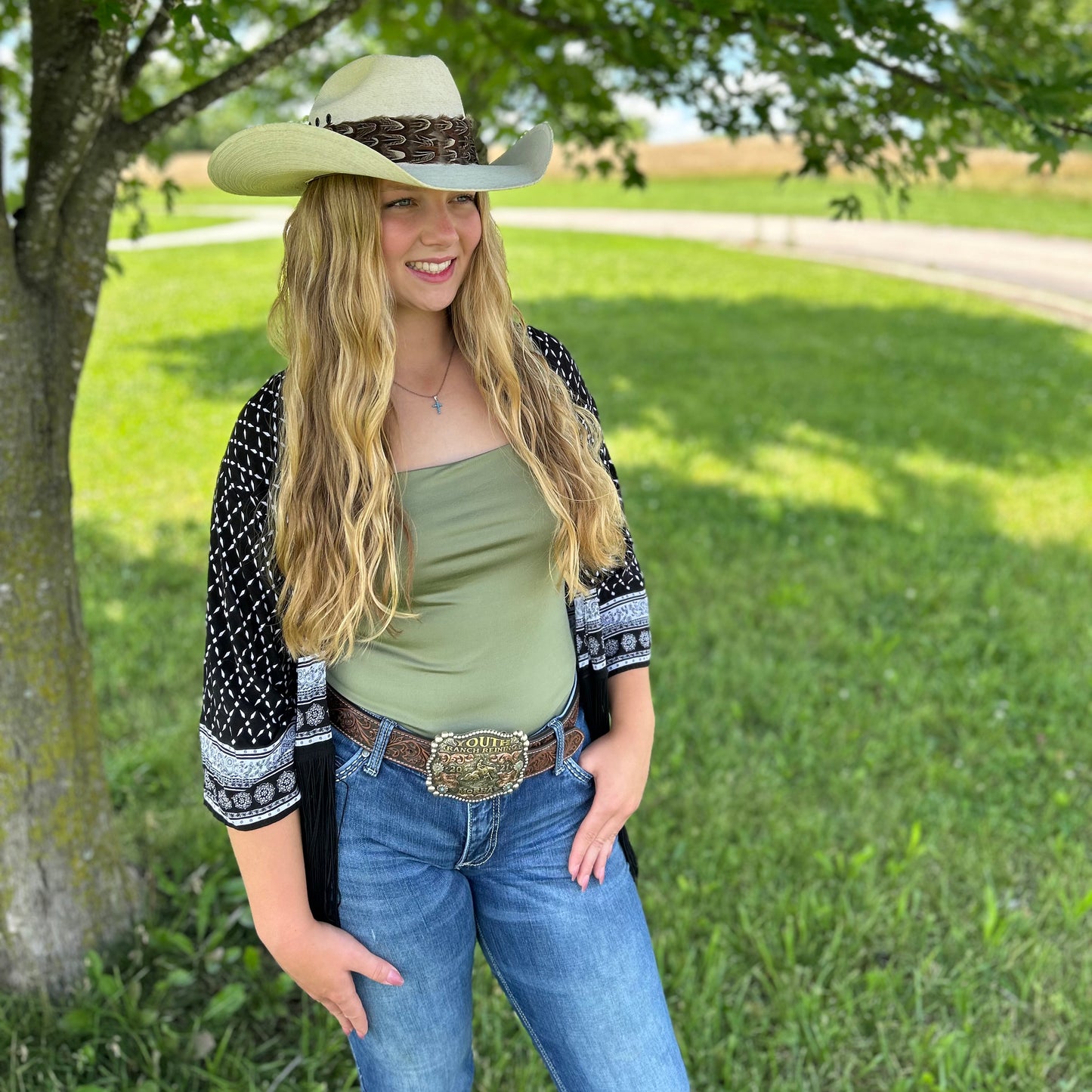 Natural Almond Pheasant Plumage Feather Hat Band