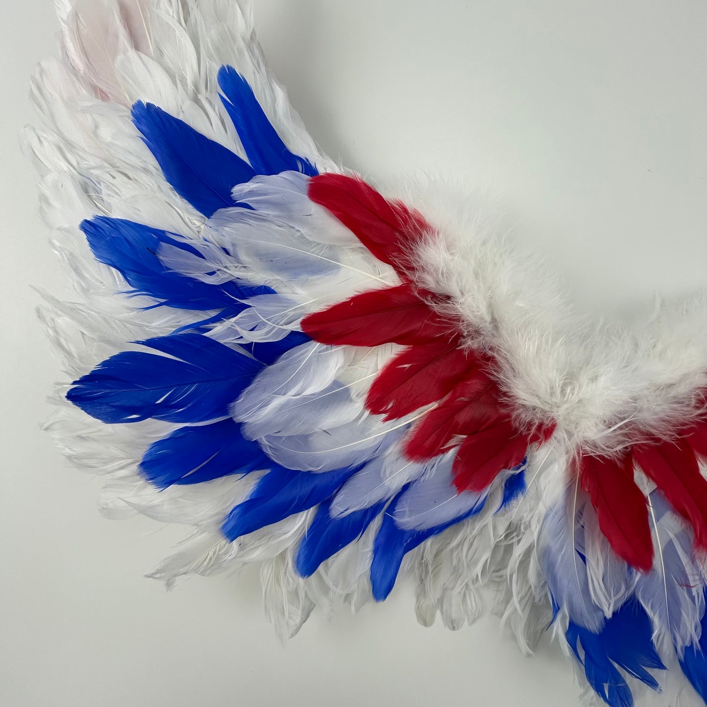 Cupid Angel Wings 25.5 x 13 inch --Red/White/Royal