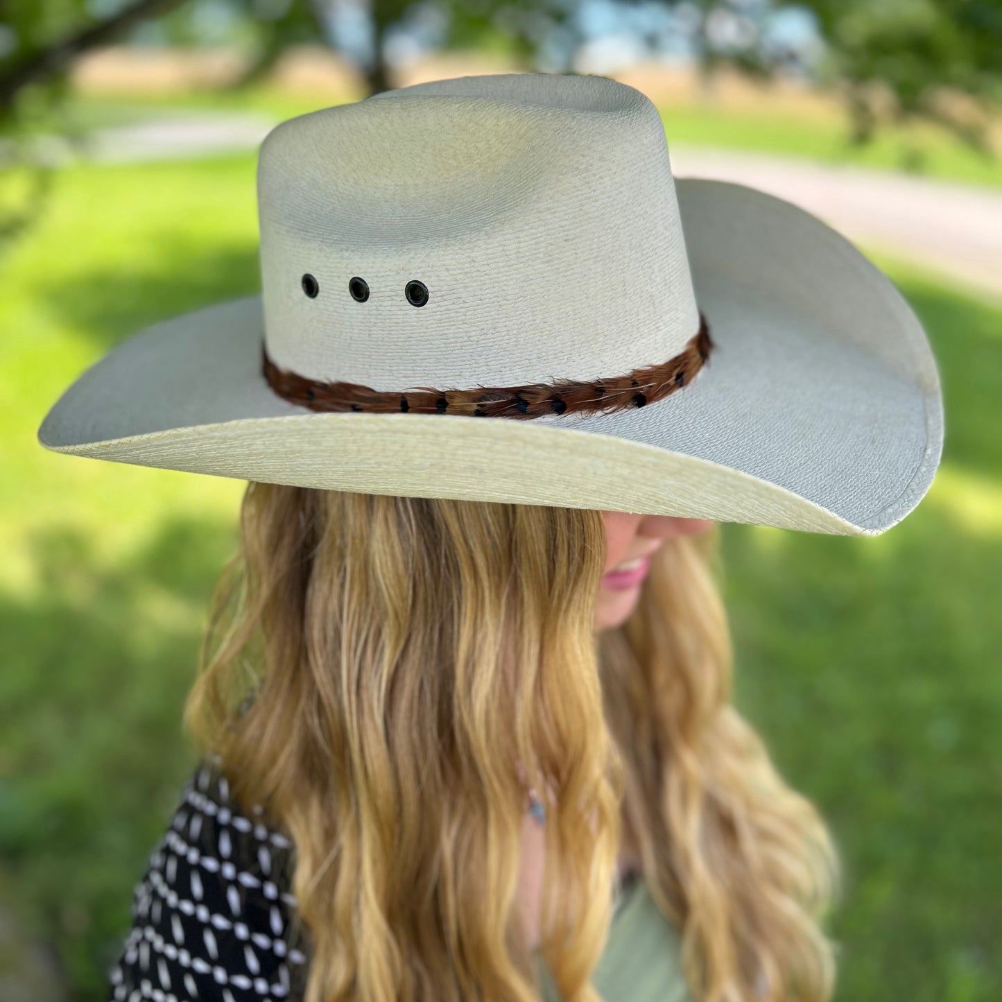 Natural Pheasant Feather Hat Band