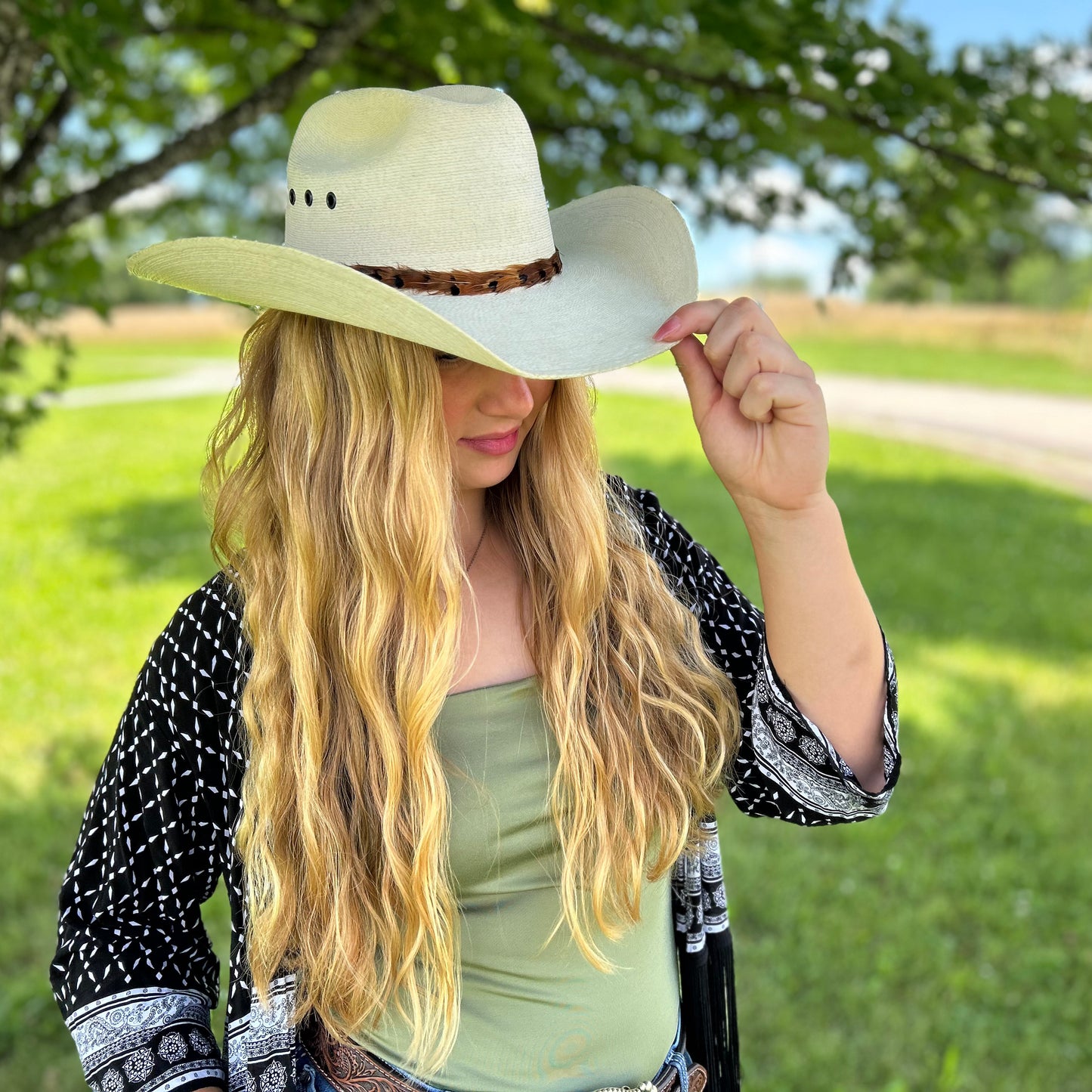 Natural Pheasant Feather Hat Band