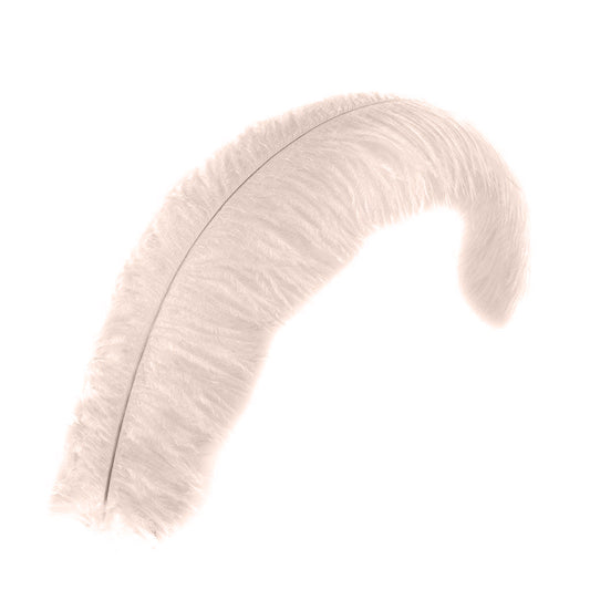 Ostrich Floss Without Natural Markings 10-17 inch   50PC PKG --Champagne