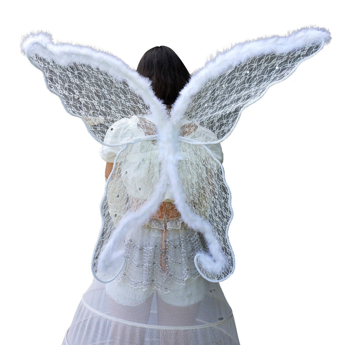 Adult White Angel Costume Wings | Buy Large Feather Wings Adult White Angel Costume Wings | Buy Large Feather Wings