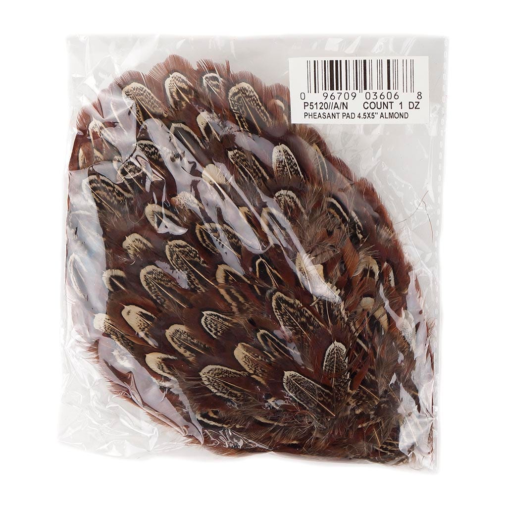 Almond Ringeck Feather Pad - Natural - Feathers