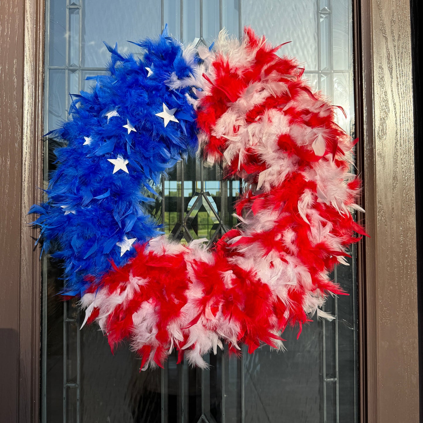 American Flag Wreath