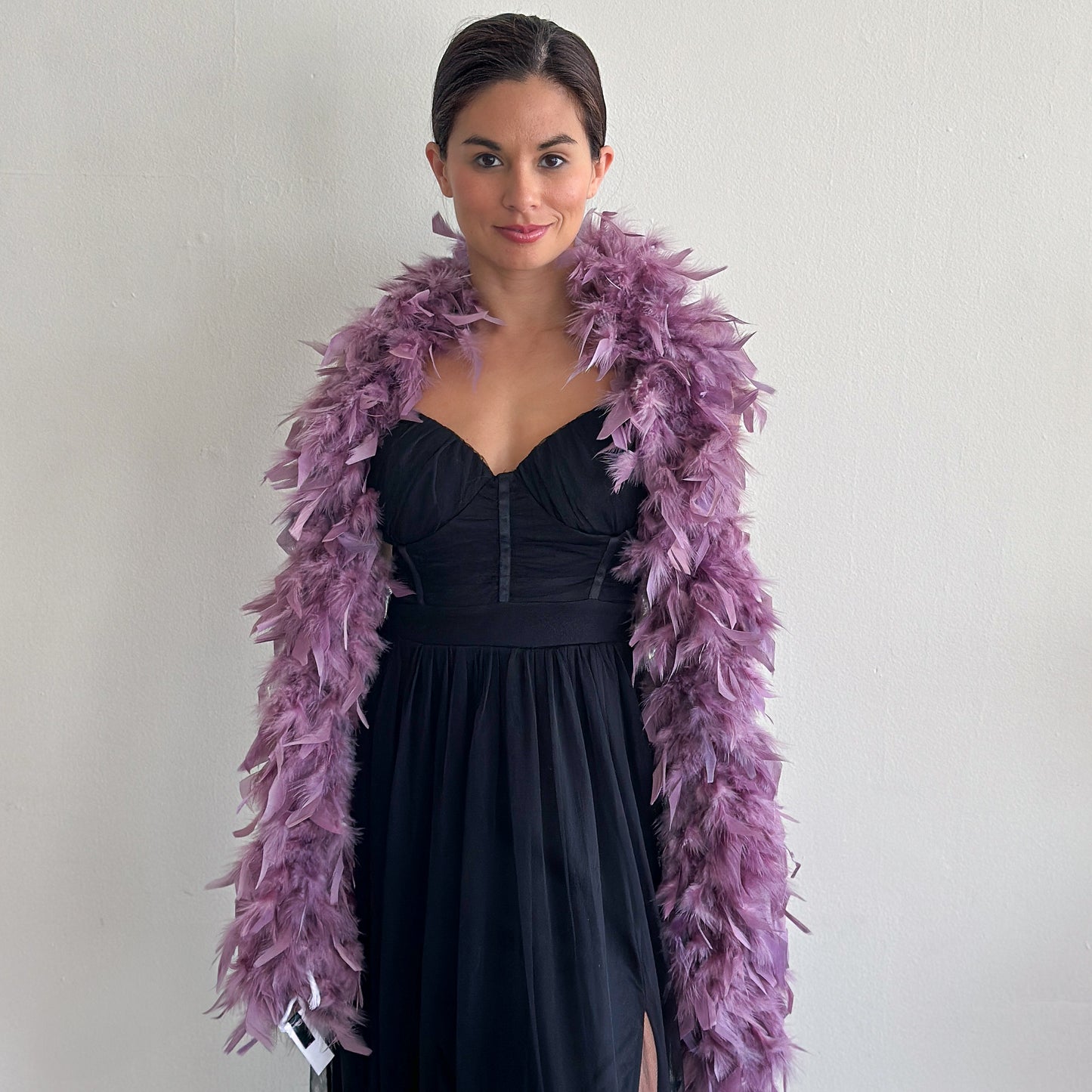 Chandelle Feather Boa - Medium Weight - Amethyst