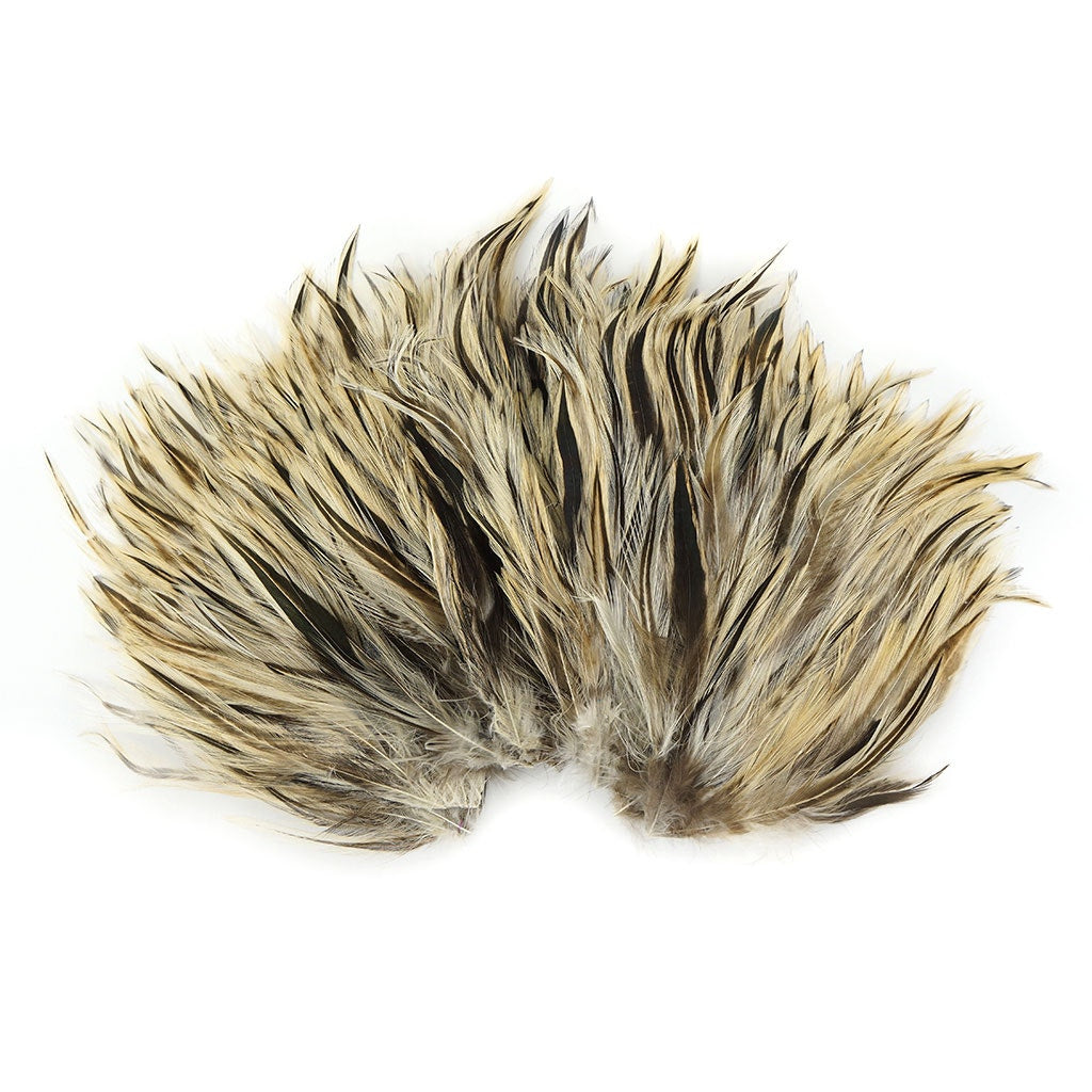 Badger Hackle Feather Pads - Natural - Feathers