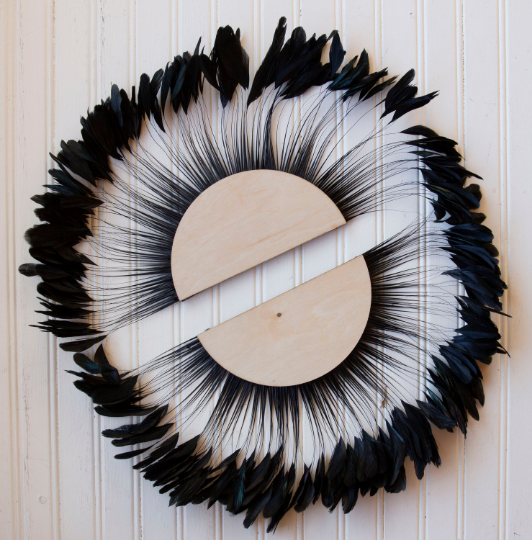 Black Feather Wall Art - Feathers