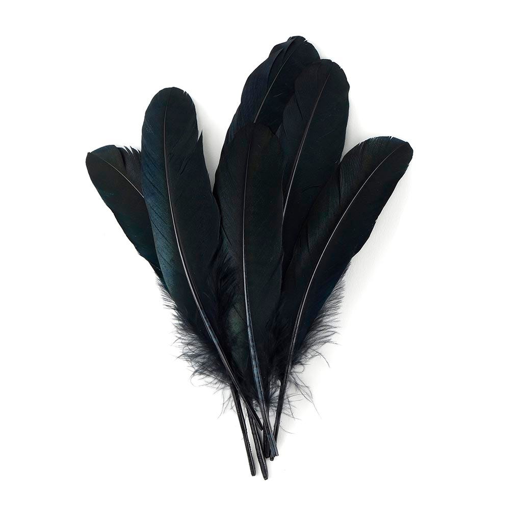Loose Goose Favions Dyed Black Iridescent