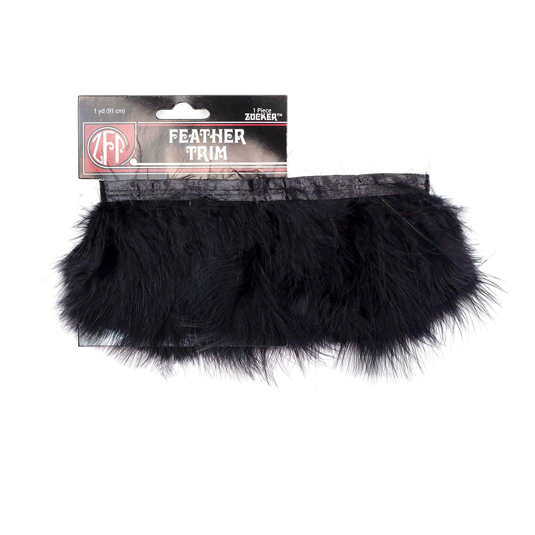 Regal Marabou Feather Fringe 2-3" - 1 yard Bias Craft Tape