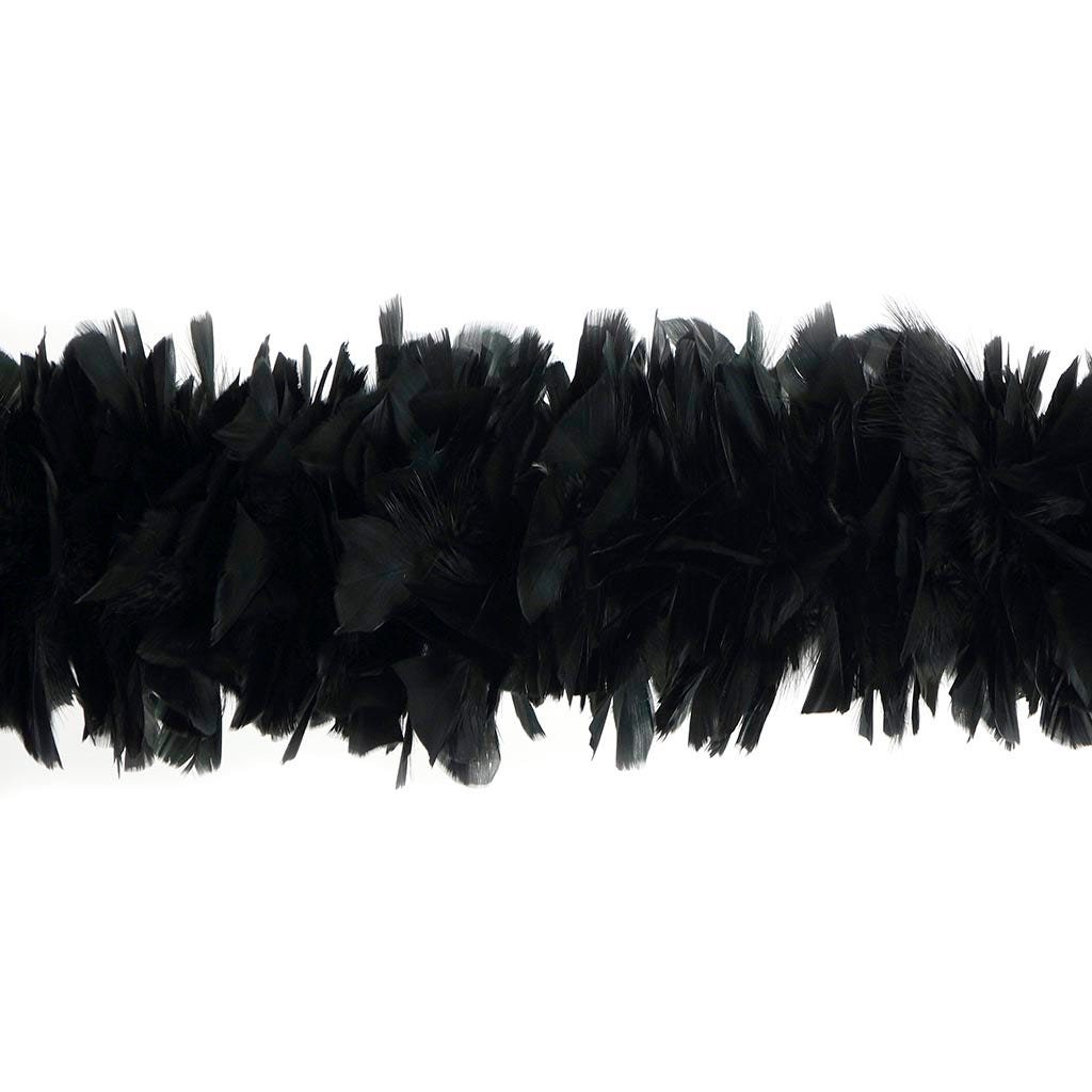 Turkey Boas Solid Colors - Black - 2 yards (6 ft)