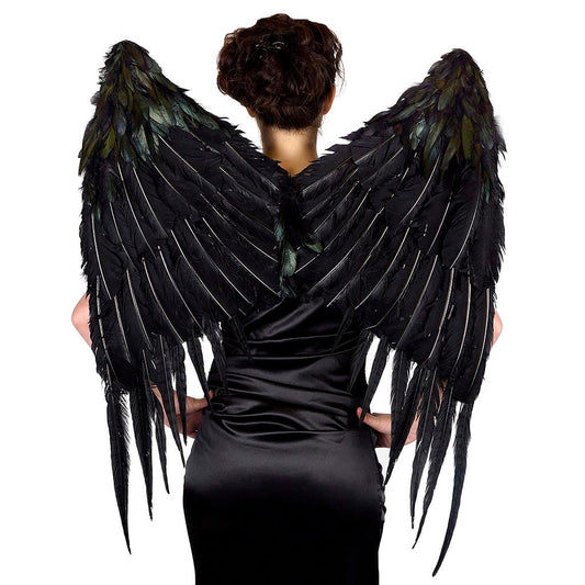 Maleficent Inspired Black Large Feather Wing