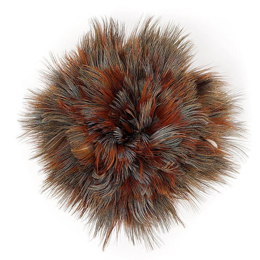 Blue Almond Ringeck 1YD - Natural - Feathers