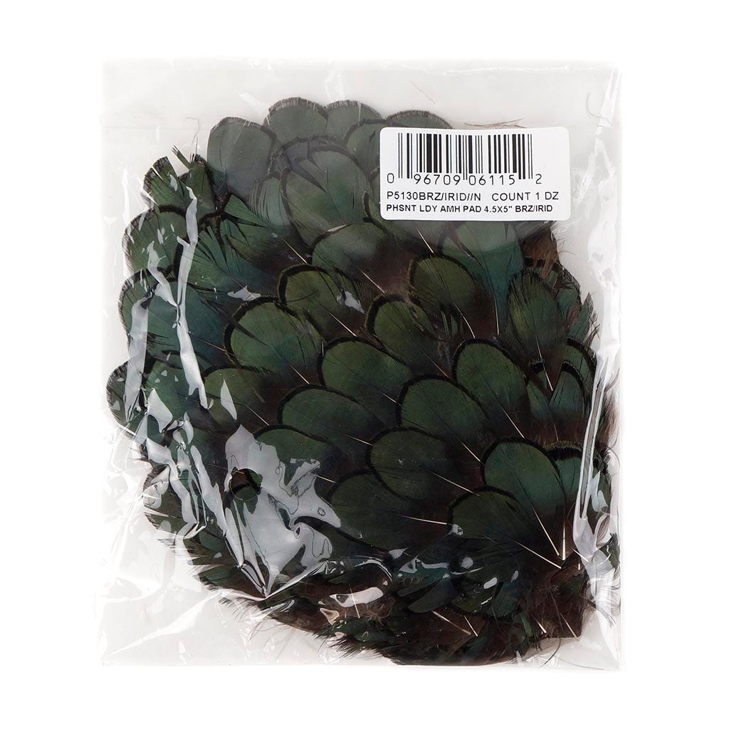Feather Padding Natural Bronze Iridescent Feather Pad | Buy Craft Feather Pads – Zucker ...