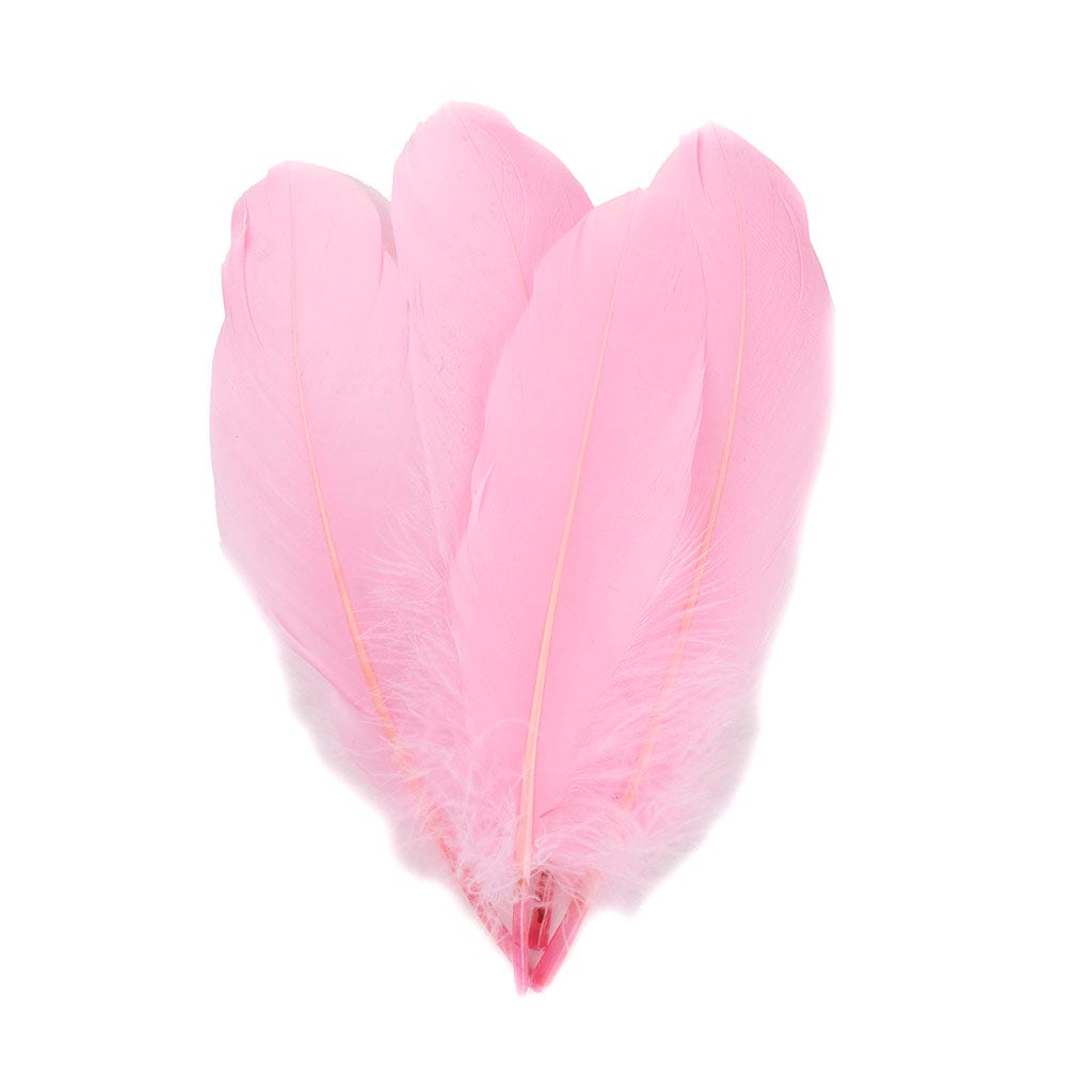 Bulk Goose Pallet Feathers 6-8 Inch - 1/4 LB - Candy Pink - Feathers