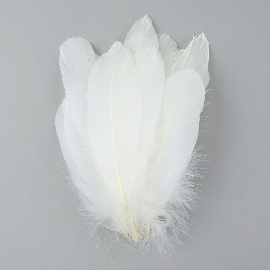 Bulk Goose Pallet Feathers 6-8 Inch - 1/4 LB - White - Feathers