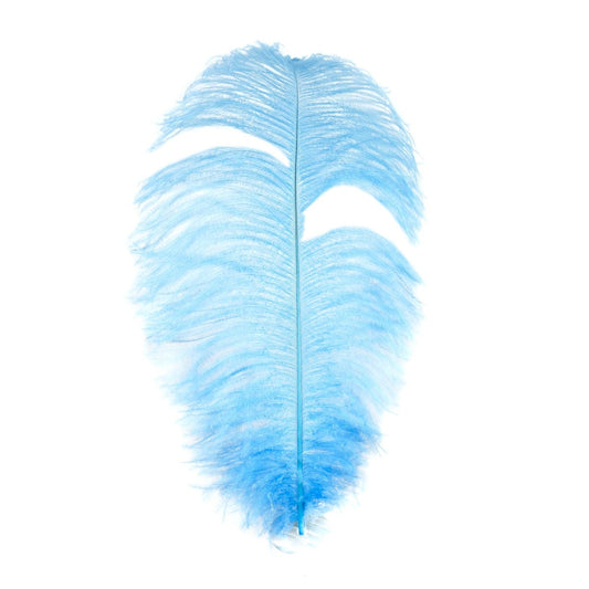 Bulk Ostrich Feathers-Damaged Drabs - SKY - Feathers
