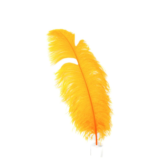 Bulk Ostrich Feathers-Damaged Femina - Mango - Feathers