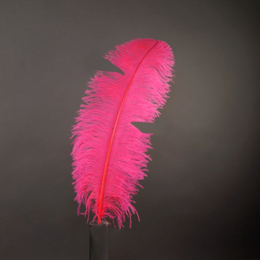 Bulk Ostrich Feathers-Damaged Femina - Pink Orient - Feathers