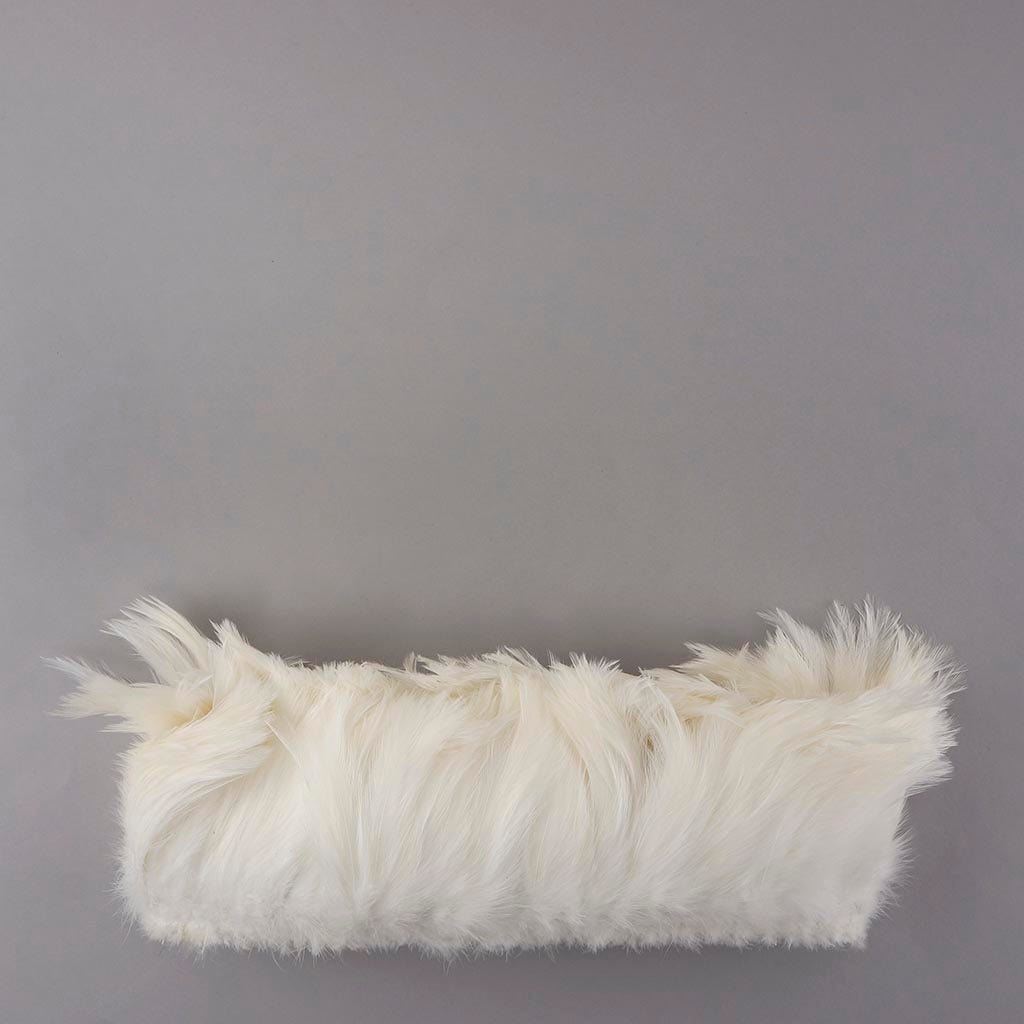 Bulk Rooster Hackle-White-Dyed - White - Feathers