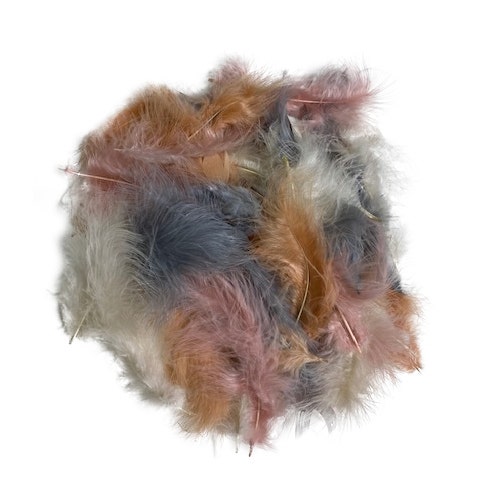 Bulk ZUCKER™ Turkey Marabou Mix Dyed - 3-8’’ - Bliss - Feathers