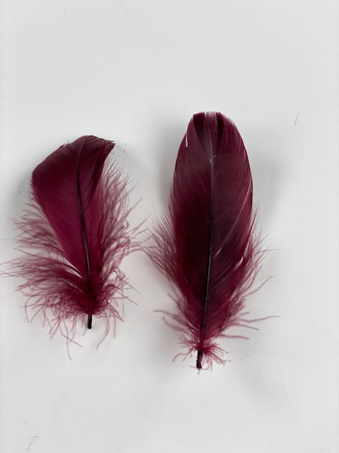 Goose Nagoire Loose 4-6 inch   1/4LB --Burgundy