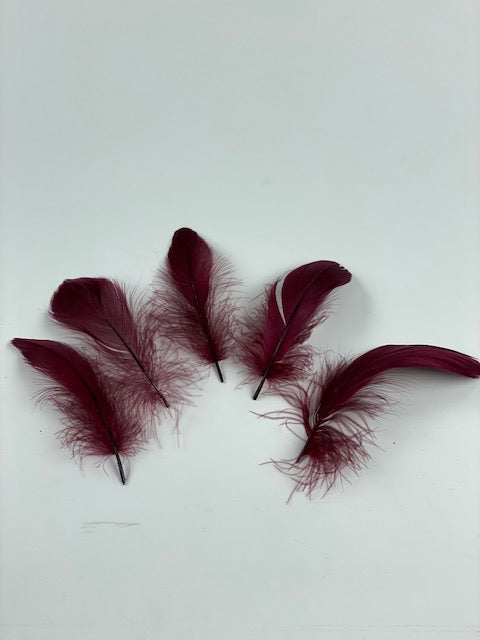 Goose Nagoire Loose 4-6 inch   1/4LB --Burgundy