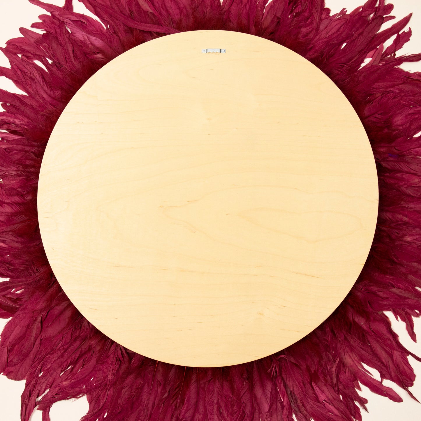 Burgundy, Mauve, Rose Gold Juju Hat Feather Wall Art