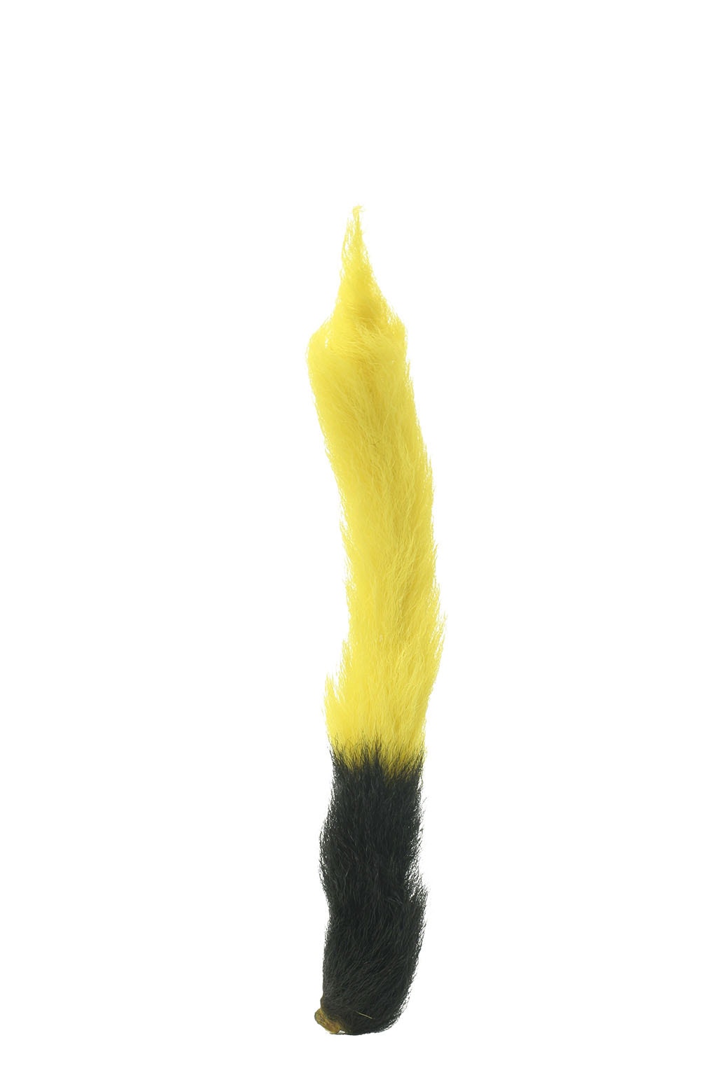 Calf Tails-Assorted Tails 8-10 Inch - Lemon Yellow - Feathers