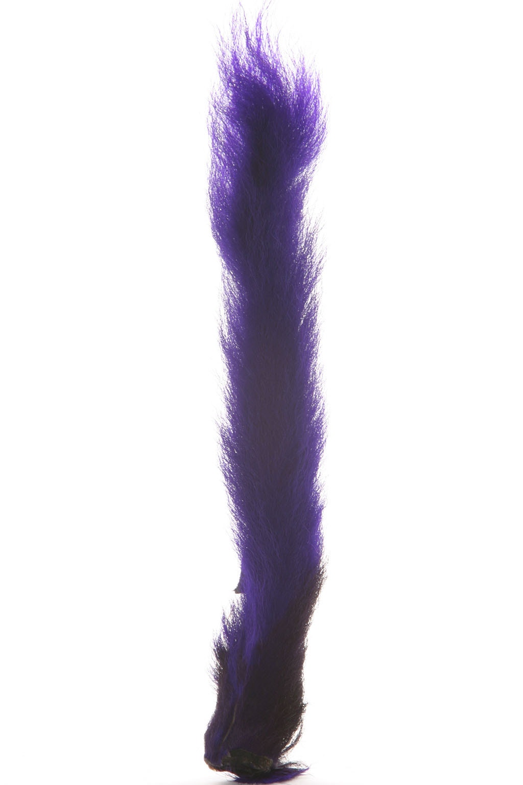 Calf Tails-Assorted Tails 8-10 Inches - Dark Lilac - Feathers