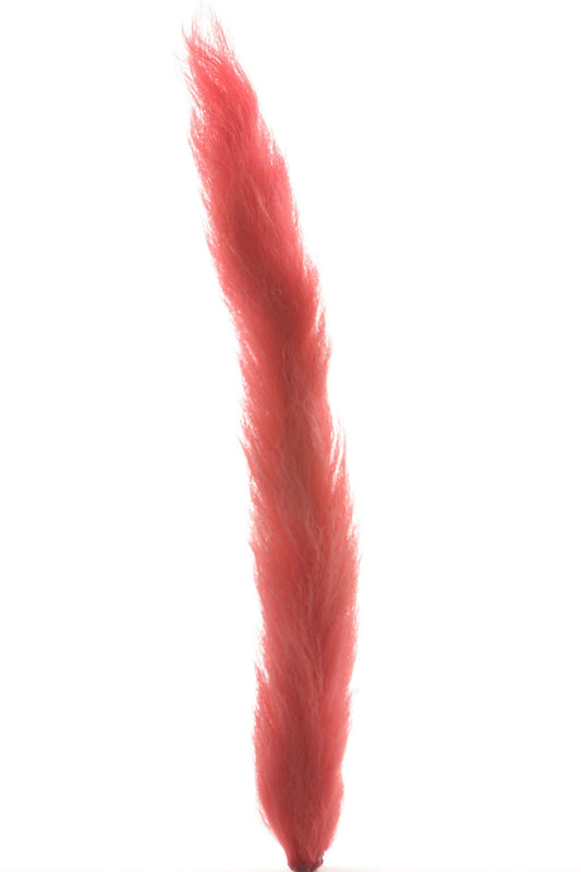 Calf Tails-Assorted Tails 8-10 Inches - Fluorescent Orange - Feathers