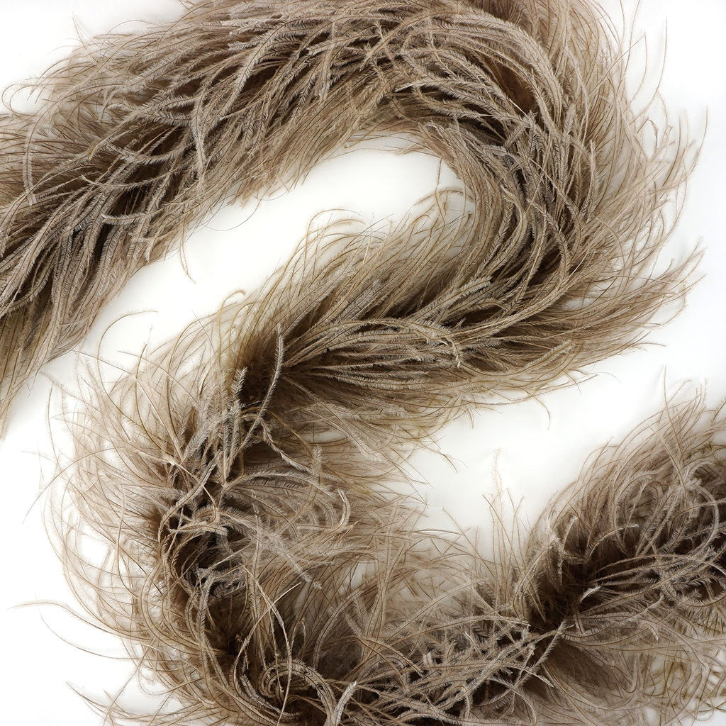 Camel Beige 2 Ply Ostrich Feather Boa - Ostrich Boa