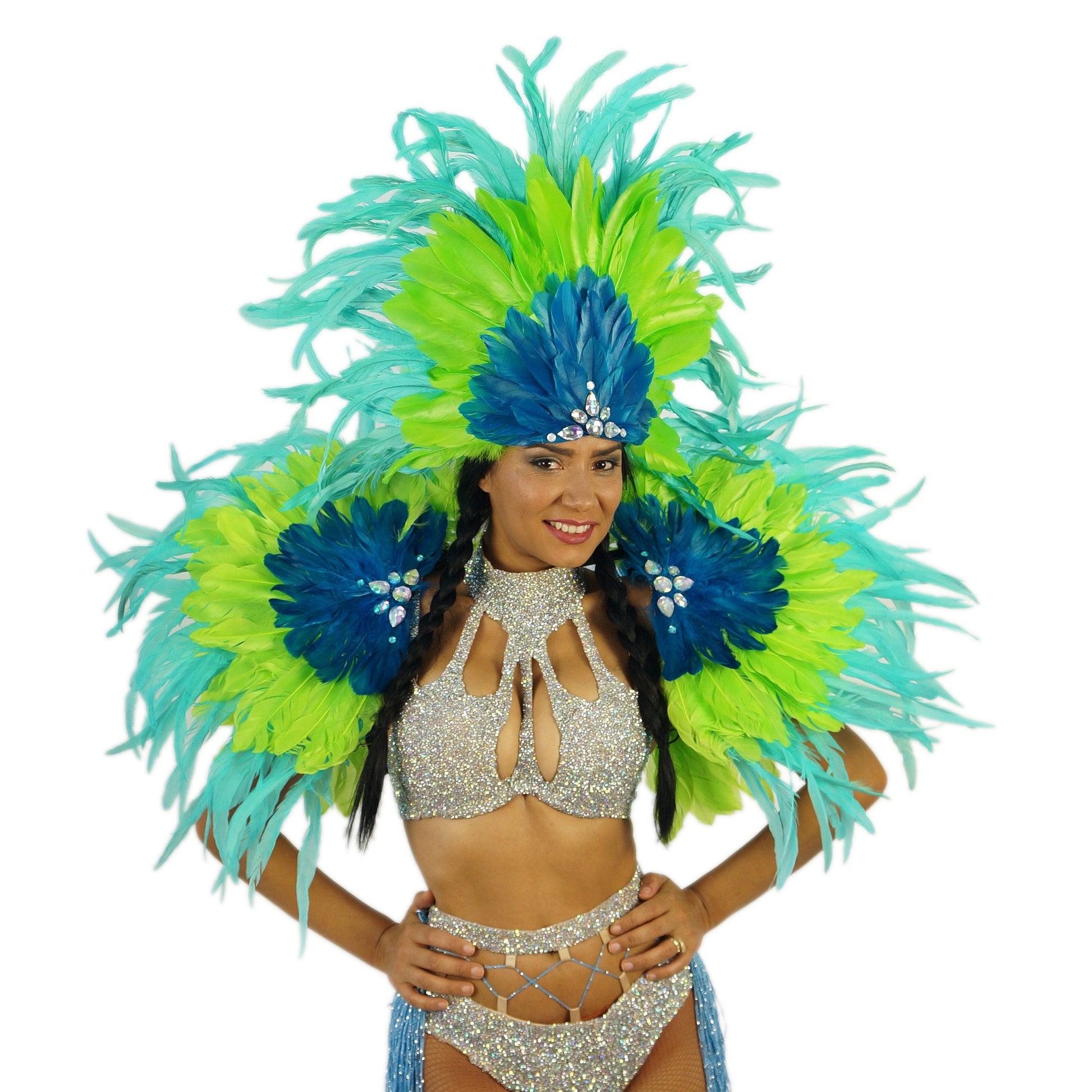 Carnival Princess Headdress - Feathers