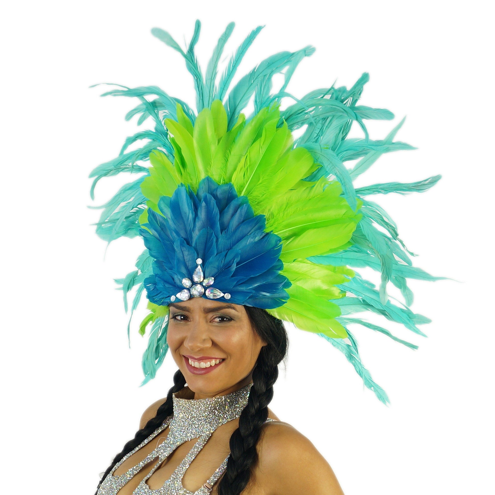 Carnival Princess Headdress - Feathers