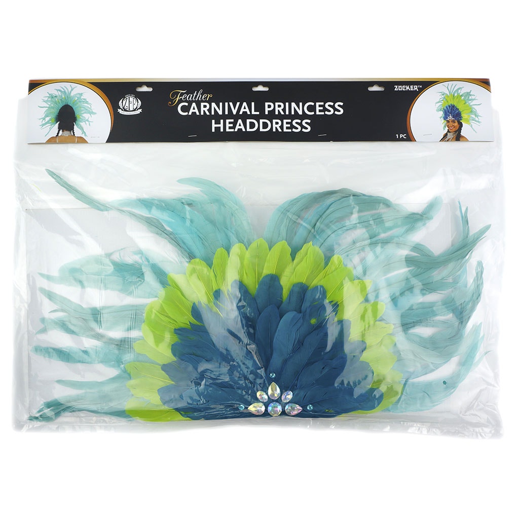 Carnival Princess Headdress - Feathers