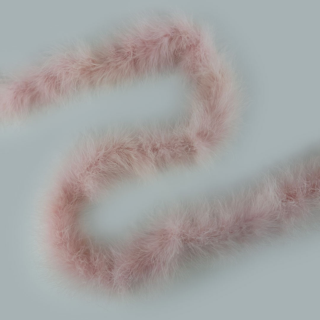 Full Marabou Feather Boa - Champagne