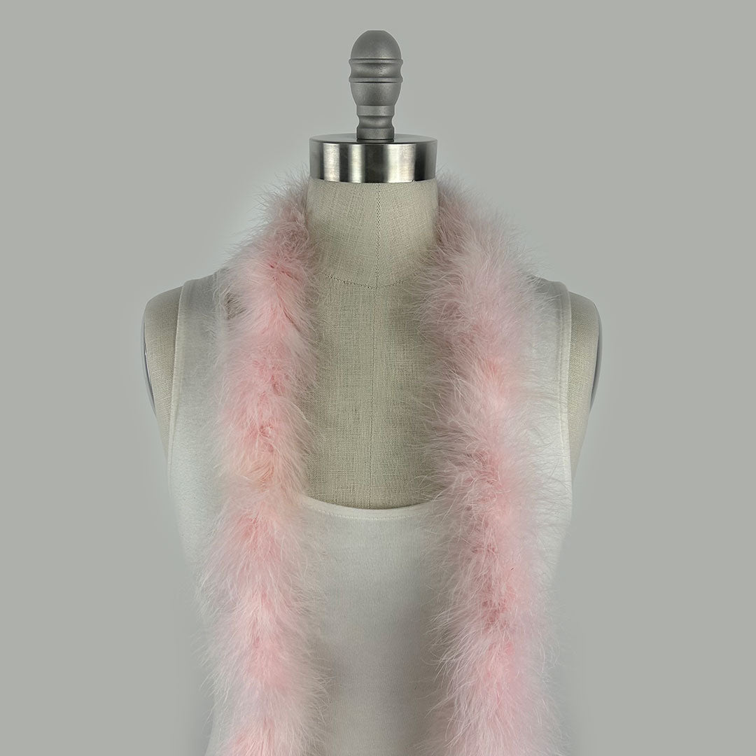Full Marabou Feather Boa - Champagne