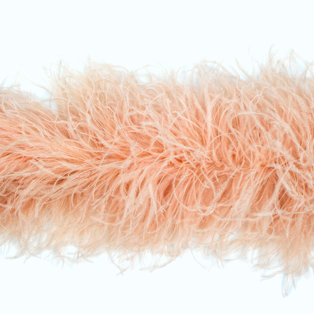 Champagne Pink 6 Ply Ostrich Feather Boa