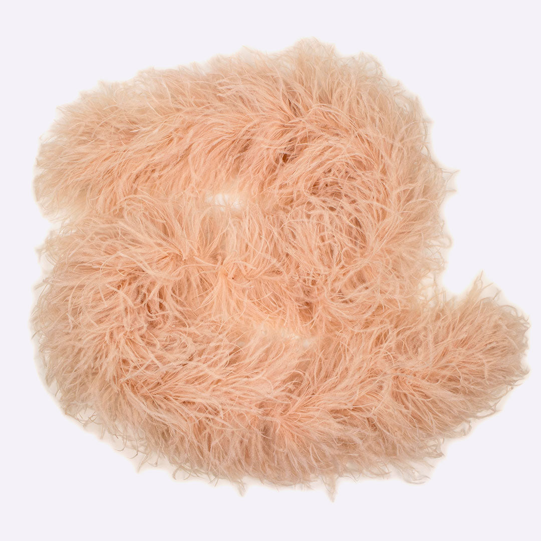 Champagne Pink 6 Ply Ostrich Feather Boa