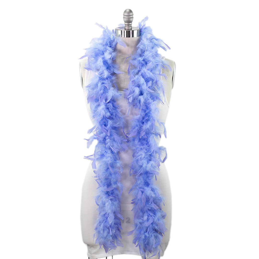 Chandelle Boas Solid Colors - Sky Blue - Feathers