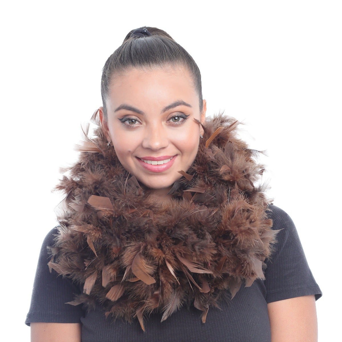 Chandelle Feather Boa - Heavyweight - Brown - Chandelle Boa