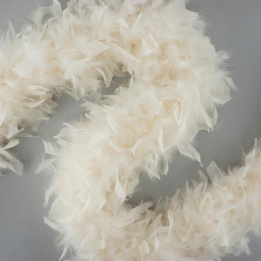 Chandelle Feather Boa - Heavyweight - Ivory - Chandelle Boa