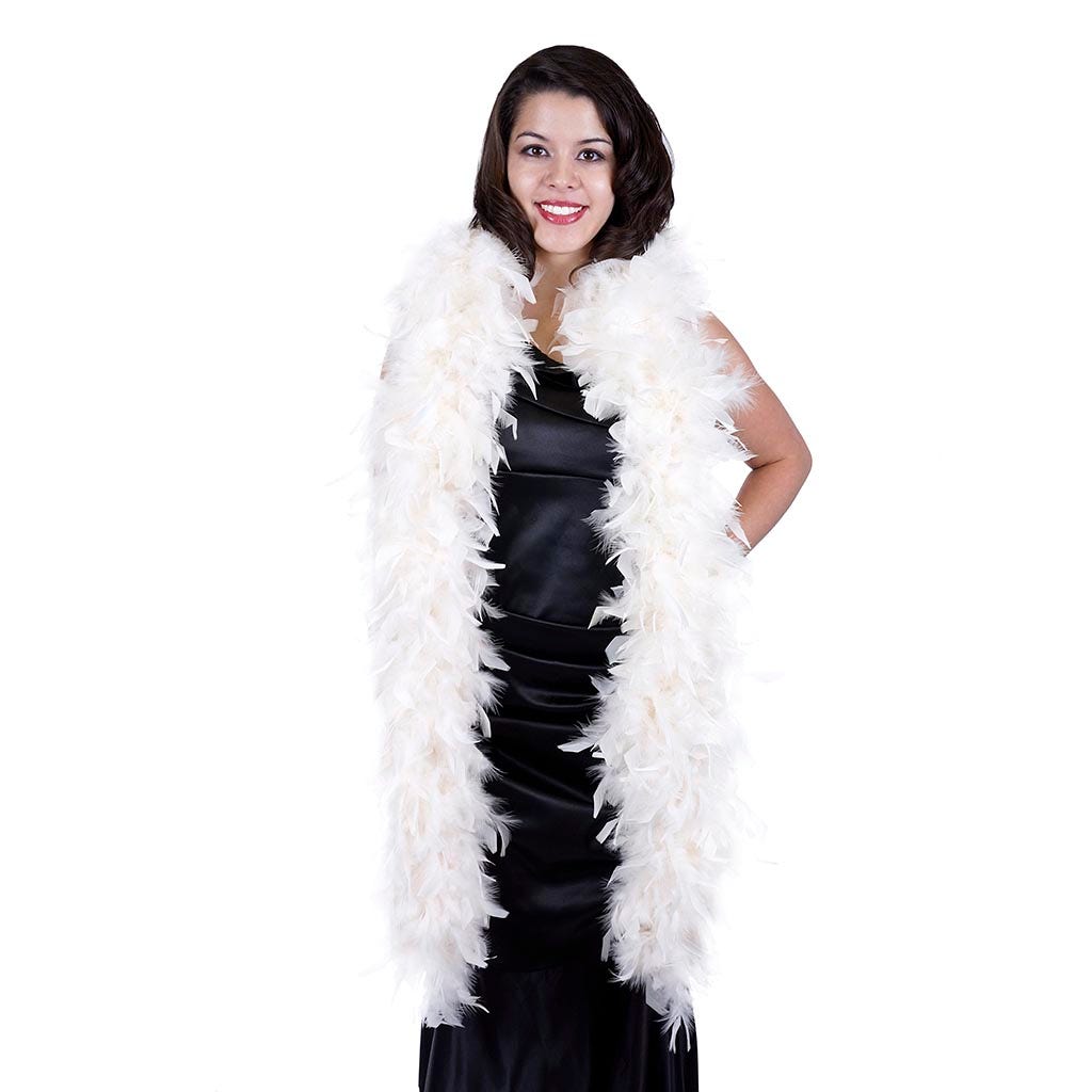 Chandelle Feather Boa - Heavyweight - Ivory - Chandelle Boa