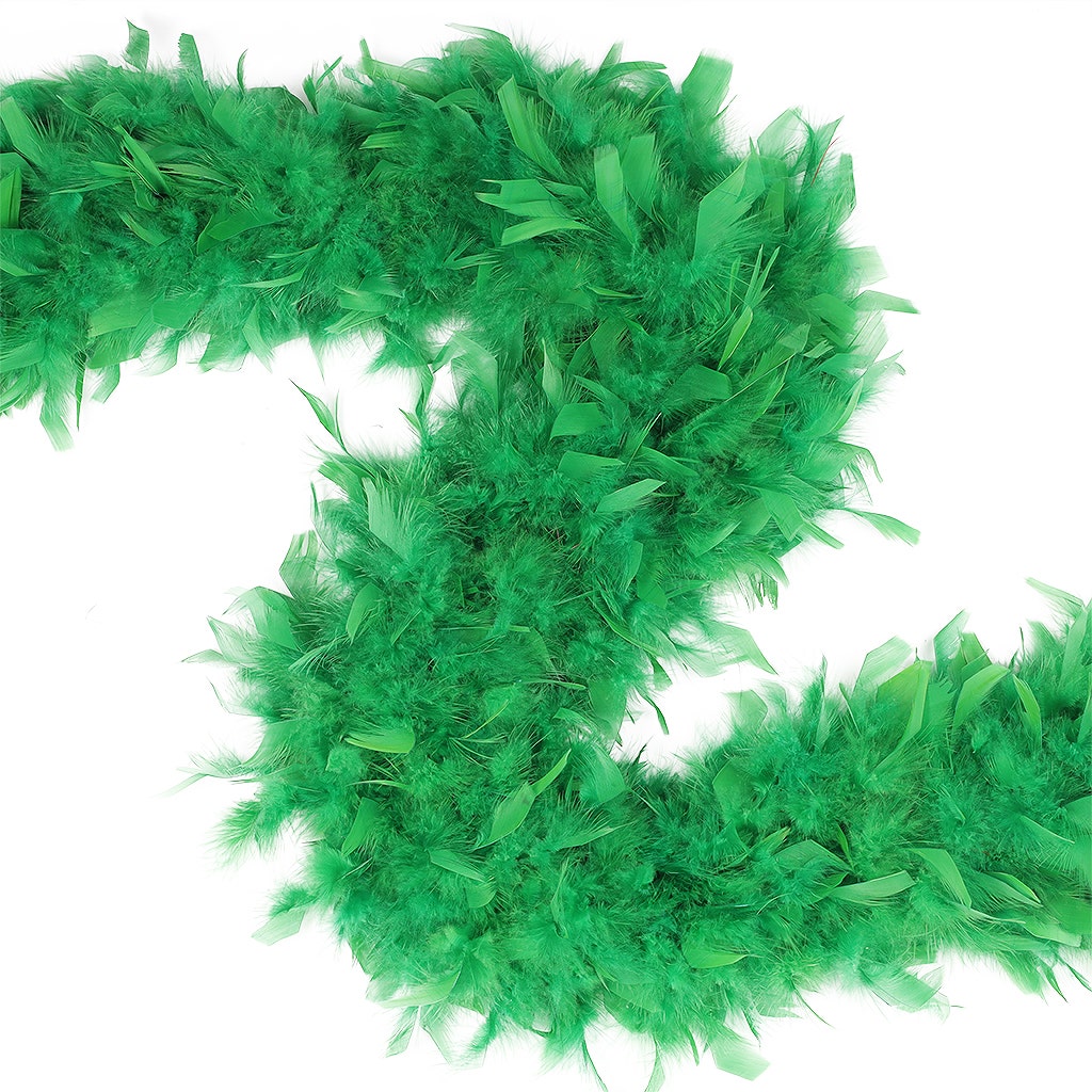 Chandelle Feather Boa - Heavyweight - Kelly - Chandelle Boa