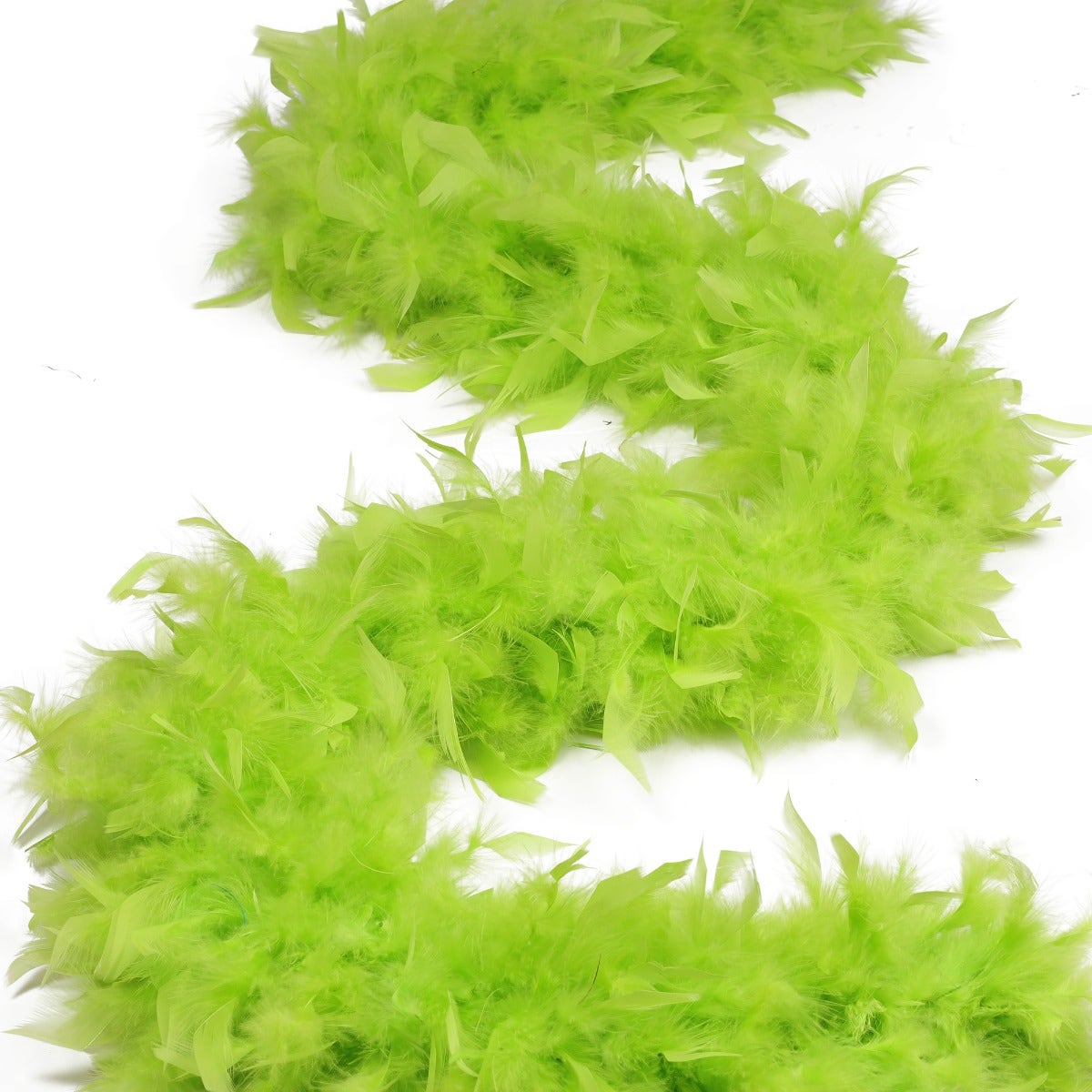 Chandelle Feather Boa - Heavyweight - Lime - Chandelle Boa