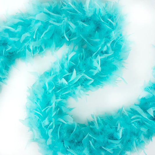 Chandelle Feather Boa - Heavyweight - Lt Turquoise - Chandelle Boa