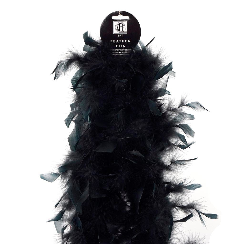 Chandelle Feather Boa - Lightweight - Black - Chandelle Boa